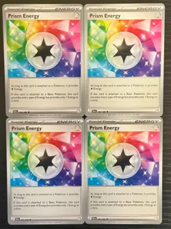 [4x Playset] Prism Energy 086/086 BLK: Black Bolt English Pokemon Card NM - Image 1