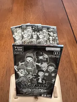 Digimon Card Game Special Booster Ver.2.0 Box Promotion Pack BT18-19 English x5 - Image 2