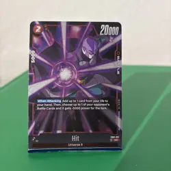 Hit FB01-021 Regular Super Rare Dragon Ball Super Card Game Awakened Pulse - Image 1