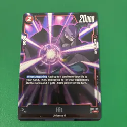 Hit FB01-021 Regular Super Rare Dragon Ball Super Card Game Awakened Pulse - Image 3