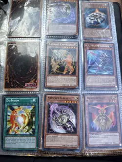 1996 1st Edition Yu-Gi-Oh! Card Lot Binder With 200+ Cards - Image 1