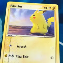 Pikachu - 72/100 - e-Series EX Sandstorm Set - Pokemon Card - LP - Image 2