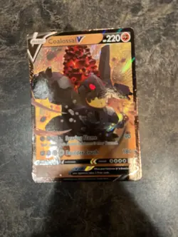 Coalossal V Pokemon Trading Card Game (TCG) card from the Sword & Shield - Image 1