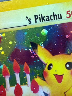 Birthday Pikachu #24 / Holo / 2000 / Pokemon / Promo SWIRL Card NM+ Condition - Image 4