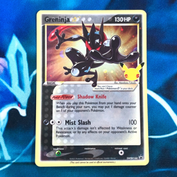 Greninja Gold Star - SWSH144 - Black Star Holo Promo 25th - Pokemon Card - LP - Image 1