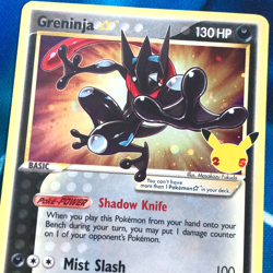 Greninja Gold Star - SWSH144 - Black Star Holo Promo 25th - Pokemon Card - LP - Image 2