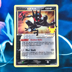 Greninja Gold Star - SWSH144 - Black Star Holo Promo 25th - Pokemon Card - LP - Image 1