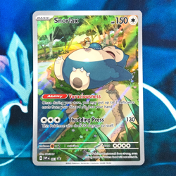 Snorlax - SVP051 - Full Art Black Star Holo Rare Promo 151 - Pokemon Card - NM - Image 1