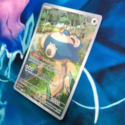 Snorlax - SVP051 - Full Art Black Star Holo Rare Promo 151 - Pokemon Card - NM - Image 4