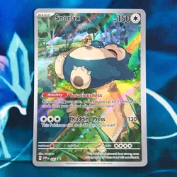 Snorlax - SVP051 - Full Art Black Star Holo Rare Promo 151 - Pokemon Card - NM - Image 1