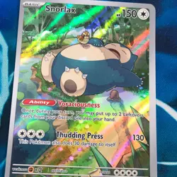 Snorlax - SVP051 - Full Art Black Star Holo Rare Promo 151 - Pokemon Card - NM - Image 2