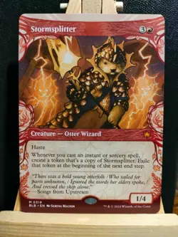 Stormsplitter (Showcase) - Bloomburrow - Mythic - NM (See pics) MTG - Image 1