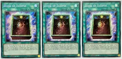 3 x BLMR-EN090 Book of Eclipse - Secret Rare 1st Edition Near Mint YuGiOh Cards - Image 1