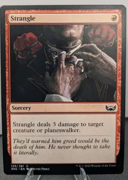 MTG Strangle Streets of New Capenna 125/281 Regular Common - Image 1