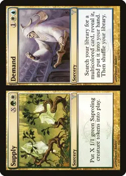 1x Supply Demand FOIL Dissension NM x1 Mtg Magic the Gathering Changie - Image 1
