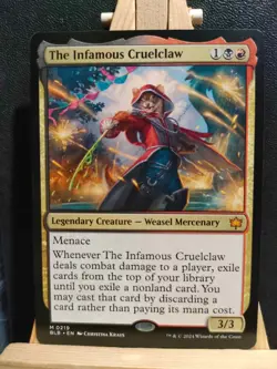 The Infamous Cruelclaw - Bloomburrow - Mythic - NM (See pics) MTG - Image 1