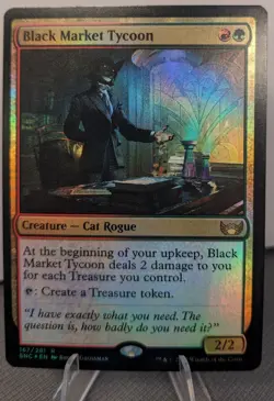 Black Market Tycoon Foil (167) Streets of New Capenna SNC MTG Magic - Image 1