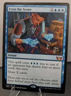 MTG Even the Score Streets of New Capenna 042/281 Regular Mythic - Image 1