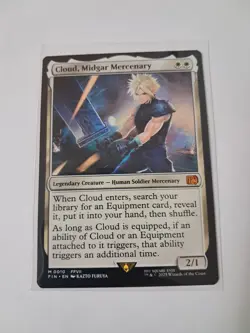 Cloud, Midgar Mercenary Final Fantasy MTG Magic The Gathering Non-Foil Rare NM/M - Image 2