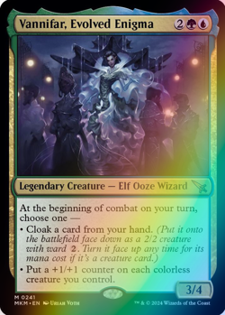 MTG - Vannifar, Evolved Enigma - Foil - MKM 0241 Murders at Karlov Manor Mythic - Image 1