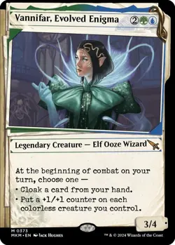 MTG - Vannifar, Evolved Enigma - Showcase - MKM 0373 - Murders at Karlov Manor - Image 1