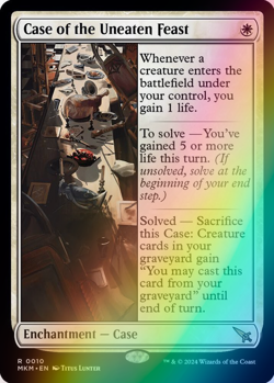 MTG - Case of the Uneaten Feast - Foil - MKM 0010 - Murders at Karlov Manor Rare - Image 1