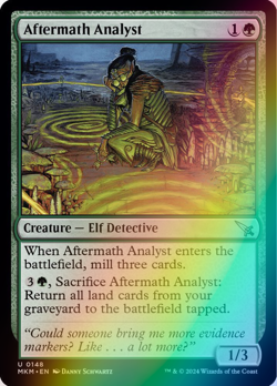 MTG - Aftermath Analyst - Foil - MKM 0148 - Murders at Karlov Manor - Magic - Image 1