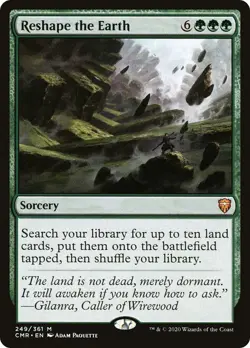 Reshape the Earth Commander Legends NM MTG - Image 1