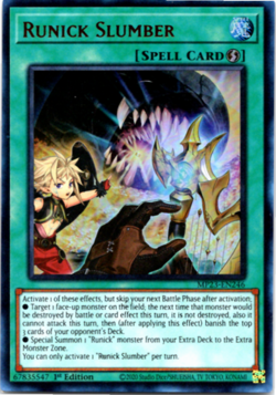 Runick Slumber - MP23-EN246 - Ultra Rare - 1st Edition - Yugioh - Image 1