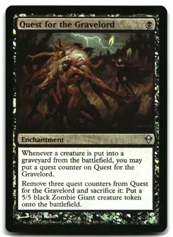 MTG Quest for the Gravelord FOIL U Zendikar 108 MP - Image 1