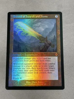 MTG English Sword of Hearth and Home (Retro Frame) NM Foil Modern Horizons 2 - Image 1