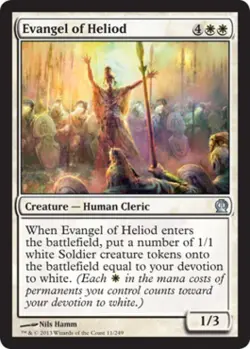 Evangel of Heliod - Light Play MTG Theros - Image 1