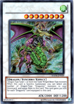 Dragunity Knight - Barcha - HA04-EN059 - Secret Rare - Yugioh - Image 1
