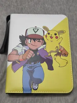 Pokemon Trading Card Binder with 60 Pages Pikachu - Image 1