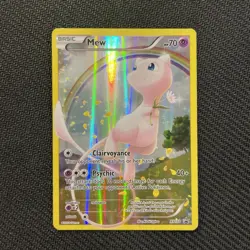 FULL ART Mew ULTRA RARE Pokemon Mythical Collection Promo XY110 Holo NM - Image 1