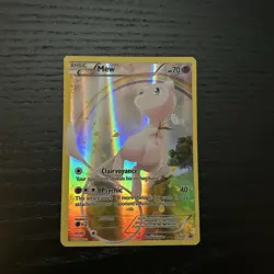 FULL ART Mew ULTRA RARE Pokemon Mythical Collection Promo XY110 Holo NM - Image 1