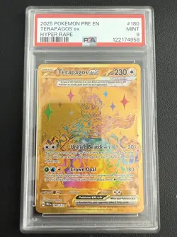 2025 POKEMON PRE EN TERAPAGOS ex HYPER RARE PSA 9 - Image 1