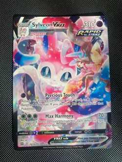 Sylveon VMAX TG15/TG30 Brilliant Stars Trainer Gallery Ultra Rare Pokemon TCG NM - Image 1