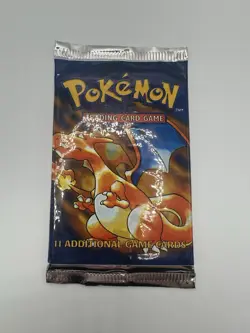 Charizard 1999 Pokemon Base Set Booster Pack 21.17g FACTORY SEALED 742818061582 - Image 3