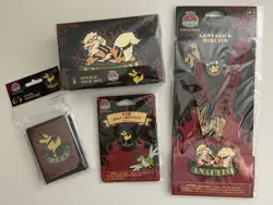 Pokemon World Championships 2025 Anaheim Rockabilly Pikachu Arcanine 4x Item Lot - Image 1