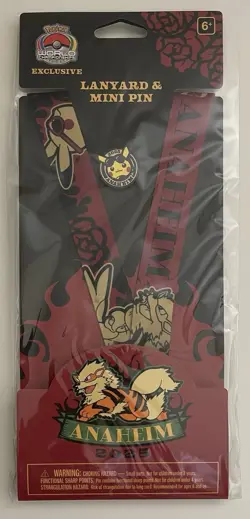 Pokemon World Championships 2025 Anaheim Rockabilly Pikachu Arcanine 4x Item Lot - Image 4