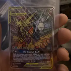 SEALED Moltres & Zapdos & Articuno GX SM210 Black Star Promo Full Art Pokemon * - Image 3