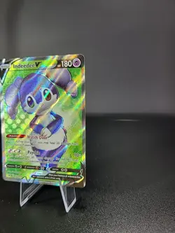 Indeedee V 192/202 Sword & Shield Ultra Rare Holo 2020 Pokemon TCG Mint - Image 2