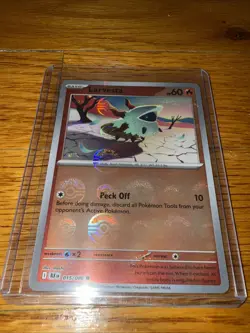 Larvesta Poke Ball Pattern 015/086 Sv: Black Bolt Holo Pokemon TCG Holo NM - Image 1