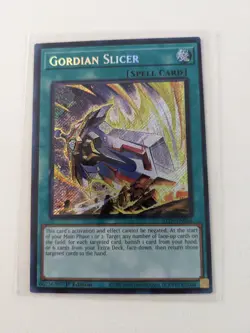 Yugioh Gordian Slicer - ALIN-EN066 - Quarter Century 1st Edition QCR - Image 1