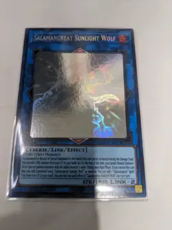 YUGIOH-SALAMANGREAT SUNLIGHT WOLF-GHOST RARE-SOULBURNING VOLCANO LD10-EN000 - Image 2