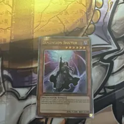 *** DIMENSION SHIFTER *** 1ST QUARTER CENTURY SECRET RARE RA01-EN014 YUGIOH! - Image 1