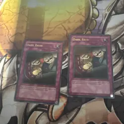 Yugioh Dark Bribe - Ultra Rare LP-MP Unlimited DLG1-EN106 - Image 1