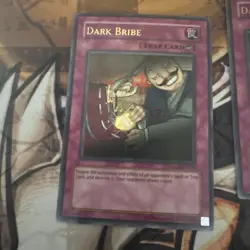 Yugioh Dark Bribe - Ultra Rare LP-MP Unlimited DLG1-EN106 - Image 2
