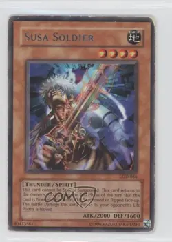 Susa Soldier Unlimited YuGiOh Legacy of Darkness #LOD-066 2003 READ - Image 1